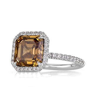 brown diamond engagement ring