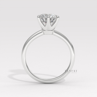cathedral solitaire engagement ring
