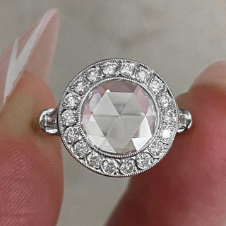 classic halo ring