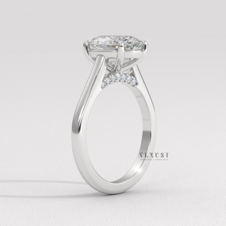 classic oval solitaire engagement ring
