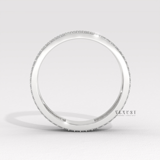 classic round 5 stone diamond band
