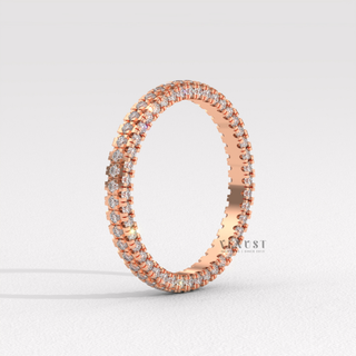 classic round diamond band