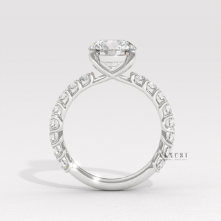 classic round diamond ring