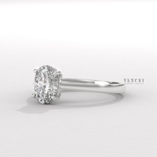 oval ring rose gold
