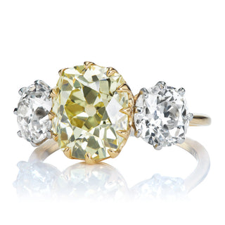 vintage moissanite engagement ring
