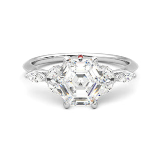 cluster engagement ring
cluster ring 
cluster diamond ring 
marquise ring 
solitaire ring 
hexagon shape ring 