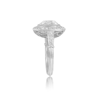 cushion antique moissanite
Vintage cushion ring 
vintage cuhsion diamond ring 
vintage ring 
halo ring 