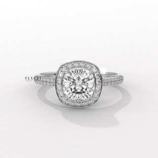 soft sparkle engagement ring,diamond halo enchantment

