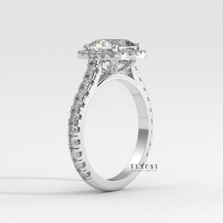 cushion halo ring romantic style, cushion halo ring engagement ring goals