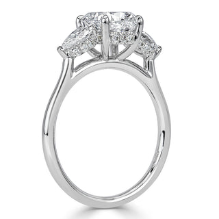 cushion old mine engagement ring