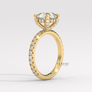 cushion pave ring designs, cushion pave engagement ring, cushion cut pave engagement ring, cushion diamond pave ring, cushion pave diamond ring
