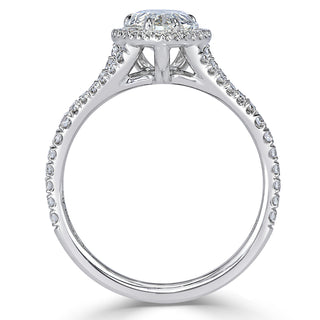 dazzling halo ring