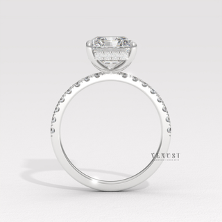 best radiant pave engagement ring