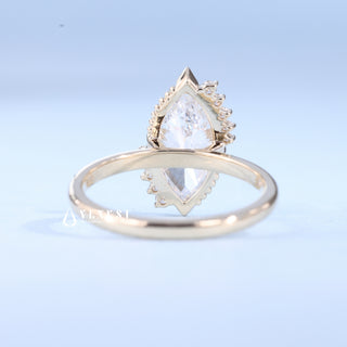 1.50CT Marquise Moissanite Diamond Cluster Engagement Ring