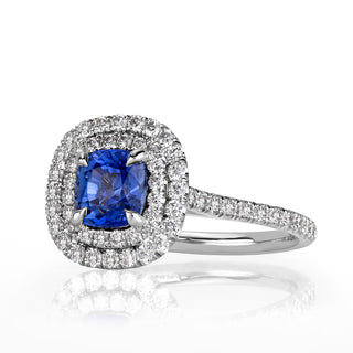 double halo engagement ring