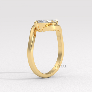 east west engagement ring