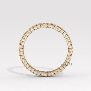 modern pave wedding band
luxury diamond band
statement wedding band
designer diamond band