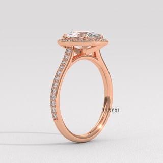 oval brilliance ring,halo sparkle oval ring,