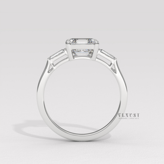 elegant three stone ring design