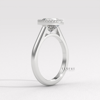 elegant unique bezel ring