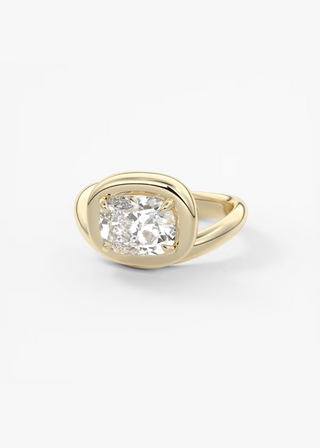 east west engagement ring