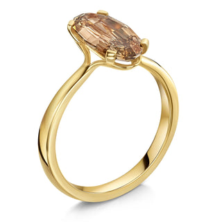 elongated oval engagement ring