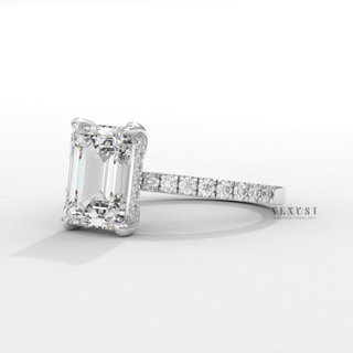 emerald cut ring for women