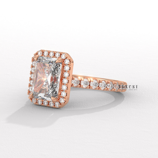 emerald halo ring proposal ring