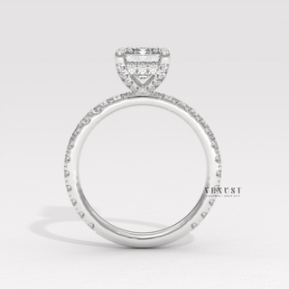 emerald pave diamond ring 