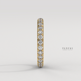 full eternity ring
round cut eternity band
diamond eternity wedding band
eternity ring for women
round diamond wedding band