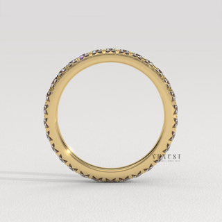 pave eternity band
prong set eternity ring
shared prong eternity band