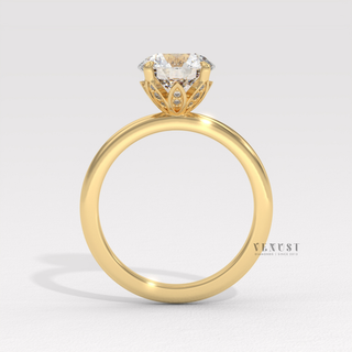 floral engagement ring aesthetic