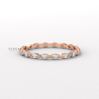 full eternity marquise wedding band
