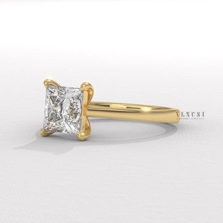 princess cut moissanite ring
