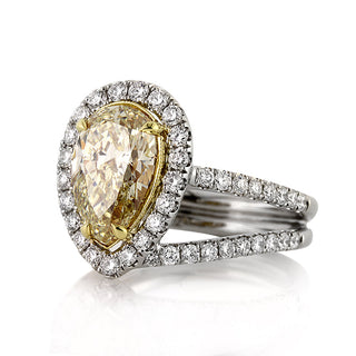 halo bypass engagement ring