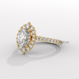 oval halo ring beautiful , oval halo ring high quality, oval halo ring unique, oval halo ring handmade