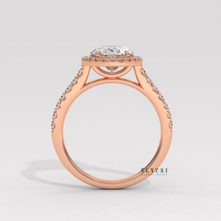 halo ring engagement gift, halo ring wedding gift