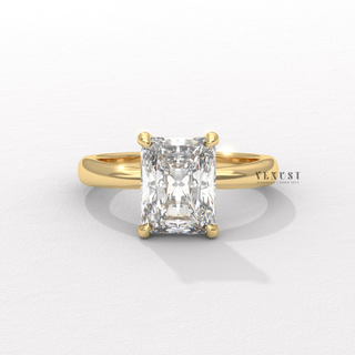 hidden halo radiant engagement ring, radiant cut solitaire ring
radiant diamond solitaire ring
radiant cut moissanite engagement ring
radiant cut engagement ring for women