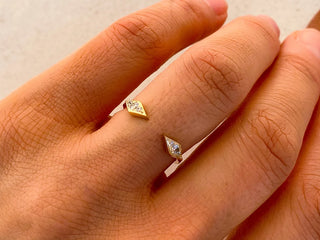 0.09 TCW Round Cut Vintage Open Moissanite Diamond Wedding Band