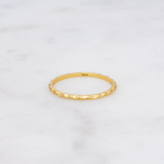 Delicate Unique Design Plain Stacking Wedding Band