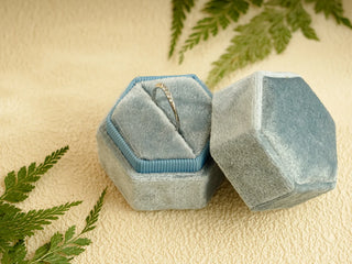 0.20 TCW Unique Round Cluster Moissanite Diamond Wedding Band