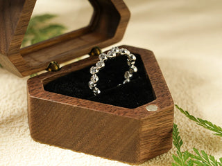 0.30 TCW Round Cut Bezel Eternity Moissanite Diamond Wedding Band