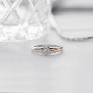 0.10TCW Round Vintage Moissanite Diamond Wedding Band