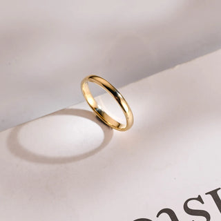 Classic Minimalist Plain Wedding Band For Men And Women