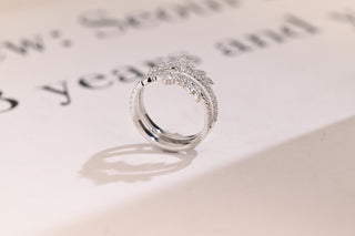 1.0 TCW Round Cut Crown Enhancer Dubble Band Moissanite Diamond Wedding Band