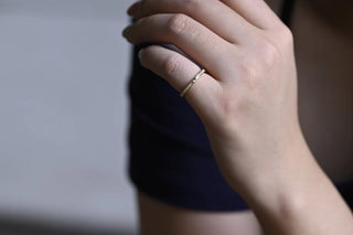 0.12 TCW Unique Round Cut Channel Set Moissanite Diamond Wedding Band