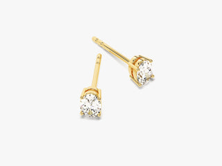 Oval Cut Stud Diamond Moissanite Earrings For Women