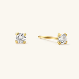 Round Cut Diamond Cartilage Earring for Her