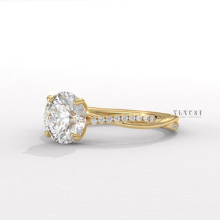 infinity band engagement ring