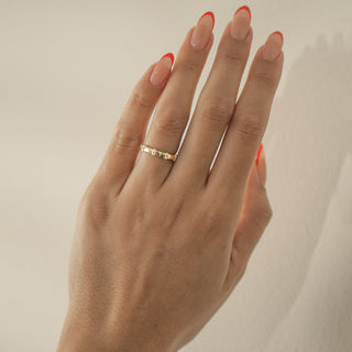 1.50ct Emerald Cut Three Stone Diamond Tension Style Unique Engagement Ring  With Matching Band